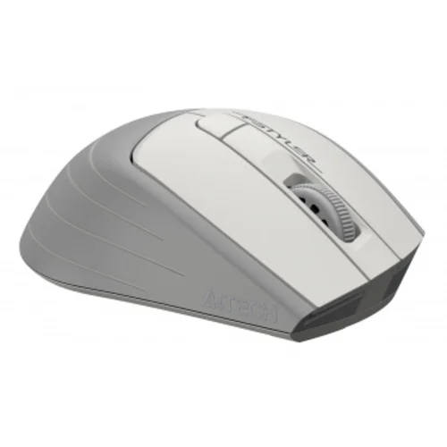 Мышь A4Tech Fstyler FG30S белый/серый оптическая (2000dpi) silent беспроводная USB (6but)